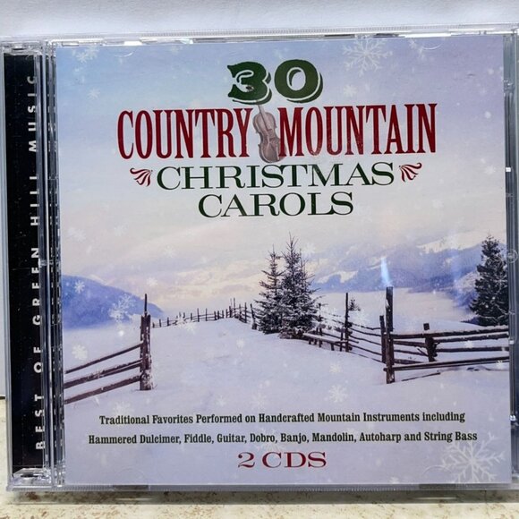 30 Country Mountain Christmas Carols 2 CD Set Various Artists Green Hill Music - Picture 2 of 7